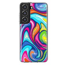 Mundaze Case for Samsung Galaxy S22 Psychedelic Coloring Waterdrop