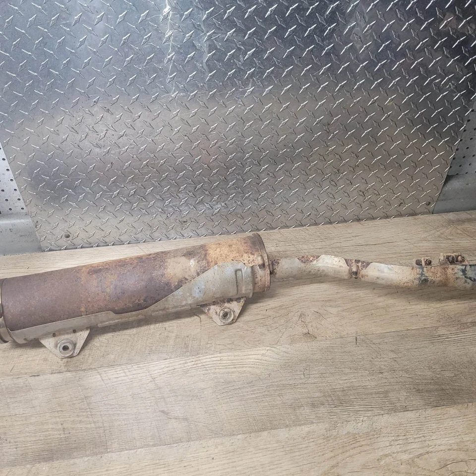 Silenciador de escape Yamaha Grizzly 350 08 OEM Foto 3 de 4
