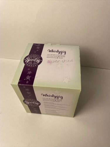 Scentsy Full Size Wax Warmer Whirlygig Purple Never Used - Picture 5 of 5