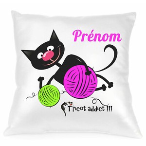 Coussin Chat Tricot Rigolo Personnalise Prenom Au Choix Ref 30 Ebay Coussin Chat Tricot Rigolo Personnalise Prenom Au Choix Ref 30 Ebay
