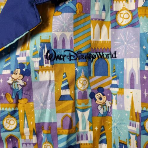 GRANDE 2021 Walt Disney World 50° Anniversario Retro Bowling Camp Camicia Adulto - Foto 2 di 4