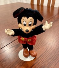 Vintage Walt Disney Applause Mickey Mouse 8" Plush 8530 Stand