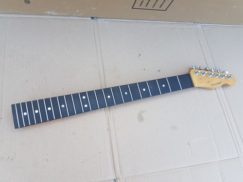 80's WARMOTH SLAB EBONY TELLY NECK - made in USA - FLAT RADIUS - Bild 4 von 9