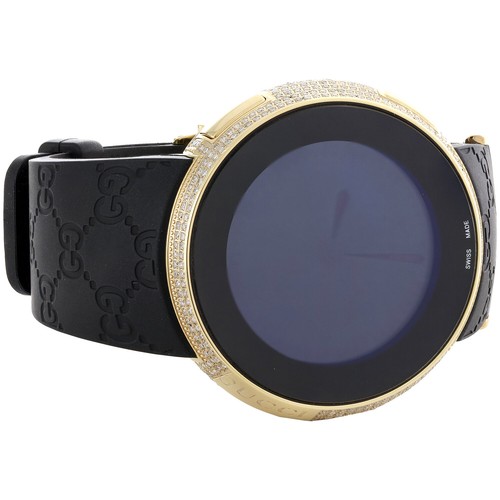 Diamond Gucci I-Gucci Orologio Digitale Grammy Edition YA114215 Nero/Oro  2.5 ct. | eBay
