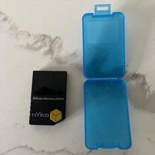 Nyko NYKO 64MB GameCube Memory Card Model 81540-H08 w/ Storage Case TESTED  