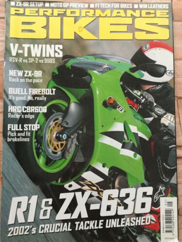 Performance Bikes Magazine - May 2002 - ZX-9R, RSV-R v SP-2 v 998S, R1, ZX-636 - Zdjęcie 1 z 3