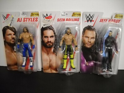 WWE Action Figures,Seth Rollins,Jeff Hardy, AJ Styles,Top Picks