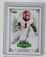 2018 CALVIN RIDLEY LEAF BEST OF FOOTBALL ROOKIE CARD - VERY LIMITED   HOT  