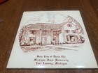 Beta Zeta of Theta Chi Chapter House Michigan State Ceramic Plate Vintage — photo 2
