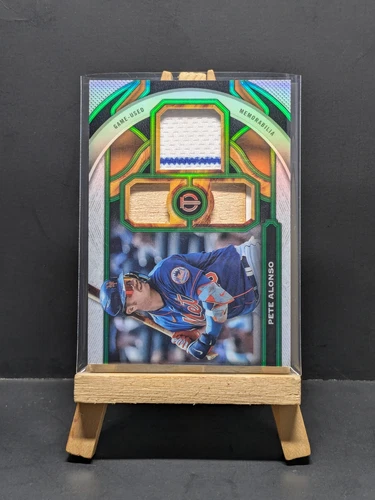 2023 Topps Tribute Pete Alonso Triple Relic /99 Mets