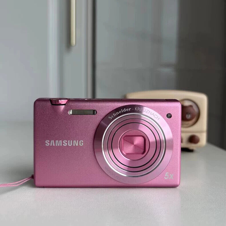 Pink Samsung MV800 20MP Camera Flip Touch Screen Stylish for