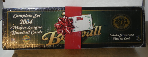 2004 Topps Baseball Complete Set Series 1 & 2 732 Cards Factory Sealed