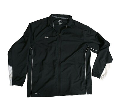 nike dri fit black jacket