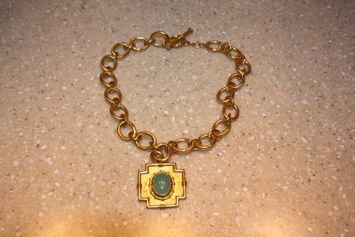 Julie Vos Gorgeous Gold Cross Pendant 
