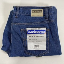 New Worksense Mens Comfort Fit Straight Workwear Jeans Size 97 R Tags WP54WS2