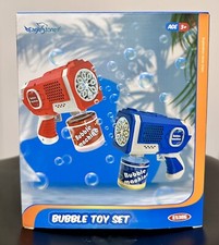 Eagle Stone Bubble Toy Set-Bubble Gunx2 Solutionx4 New/sealed box