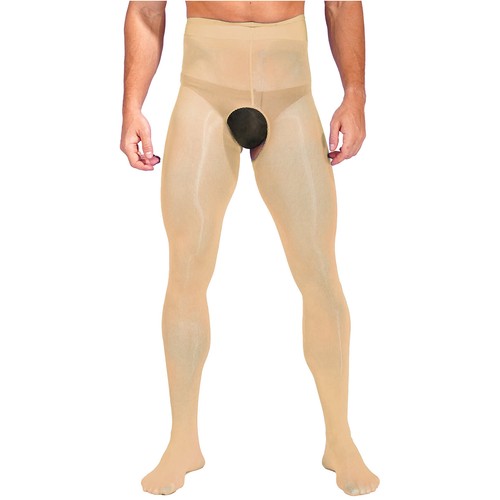 Calze collant uomo Sissy con piedi vuoti calze pantaloni collant lucidi calze - Foto 17 di 105