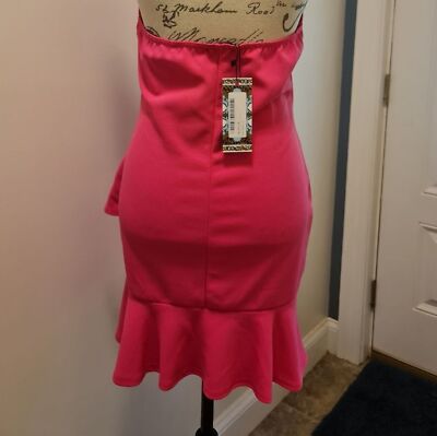 BooHoo Hot Pink Stretch Halter Mini Dress NWTs Sz 10 | eBay BooHoo Hot Pink Stretch Halter Mini Dress NWTs Sz 10 | eBay
