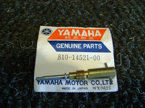 TORNILLO DE AJUSTE DE AIRE CARBURADOR DE CARBONO YAMAHA NUEVO DE LOTE ANTIGUO KEIHIN SL338 SL 338 1971-1972 - Imagen 2 de 2
