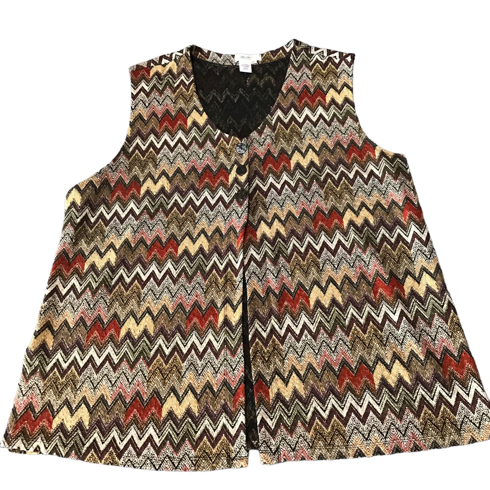 Coldwater Creek 3X Cardigan Top Plus Sleeveless S… - image 1