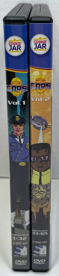 COPS Vol. Juegos de DVD de dibujos animados de 1 y 2 6 discos - Tarro de galletas Episodios 1-65 Foto 3 de 4