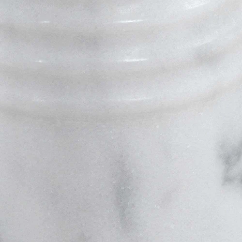 KINCAID CONTEMPORARY CARVED MARBLE BASE & METAL TOP END DRINK TABLE 50059 - Picture 6 of 7