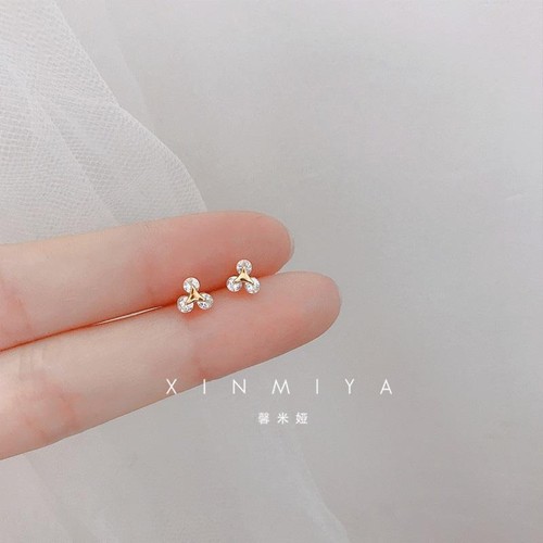 Mini Candy süße Ohrstecker hypoallergen Gold Blume Schmuck für Damen Mädchen - Bild 11 von 40