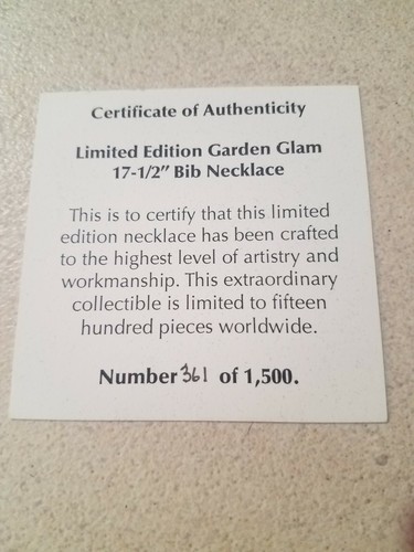 Joan Rivers Classics CollectionLimited Edition Garden Glam Bib Necklace - Picture 7 of 8