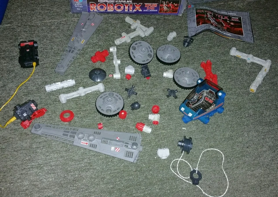jeu vintage robotix mb xplore r750 mathtoys-51 - Photo 3/4
