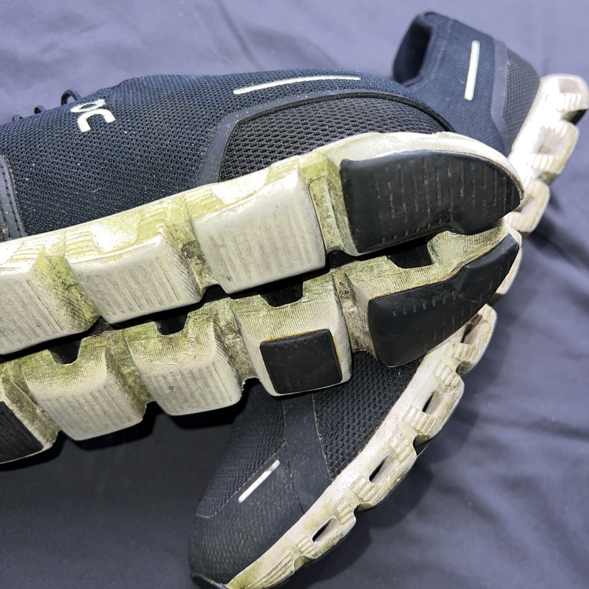 On Running Cloud 5 Men\'s Size 14 Athletic Shoe Black White Swiss Engineering EUC On Cloudflyer 5 Men main image 2