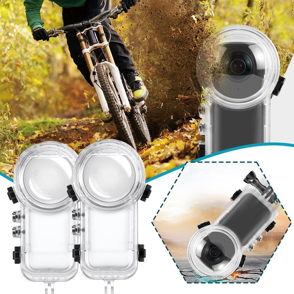 Action Camera Fullys Invisible Diving Case Invisible For Insta360= Case X5F0-image