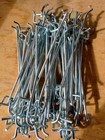 50 Pack Peg Board Pegboard Shelving Hooks 8" Used