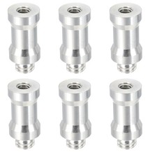 6pcs 1/4" to 3/8" Female to Male Camera Spigot Screws Converter Tripod Adapter