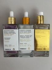 Truly Beauty Full Size Serums- Coco Cloud After Shave, Moonicorn  Cabana Body