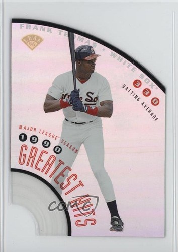 Frank Thomas #6 — 1996 Leaf Frank Thomas Greatest Hits baseball card