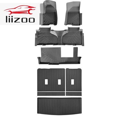 For Chevy Tahoe/GMC Yukon 2021-2024 8 Seat Floor Mats Trunk Mat Backrest Mat