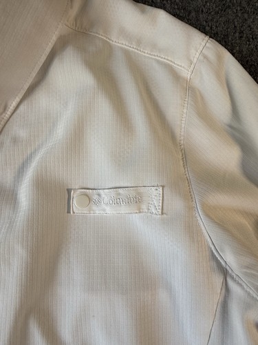 Columbia PFG Fishing Snap Front Shirt Womens S White Omni Shade Vented Ladies - Picture 6 of 18