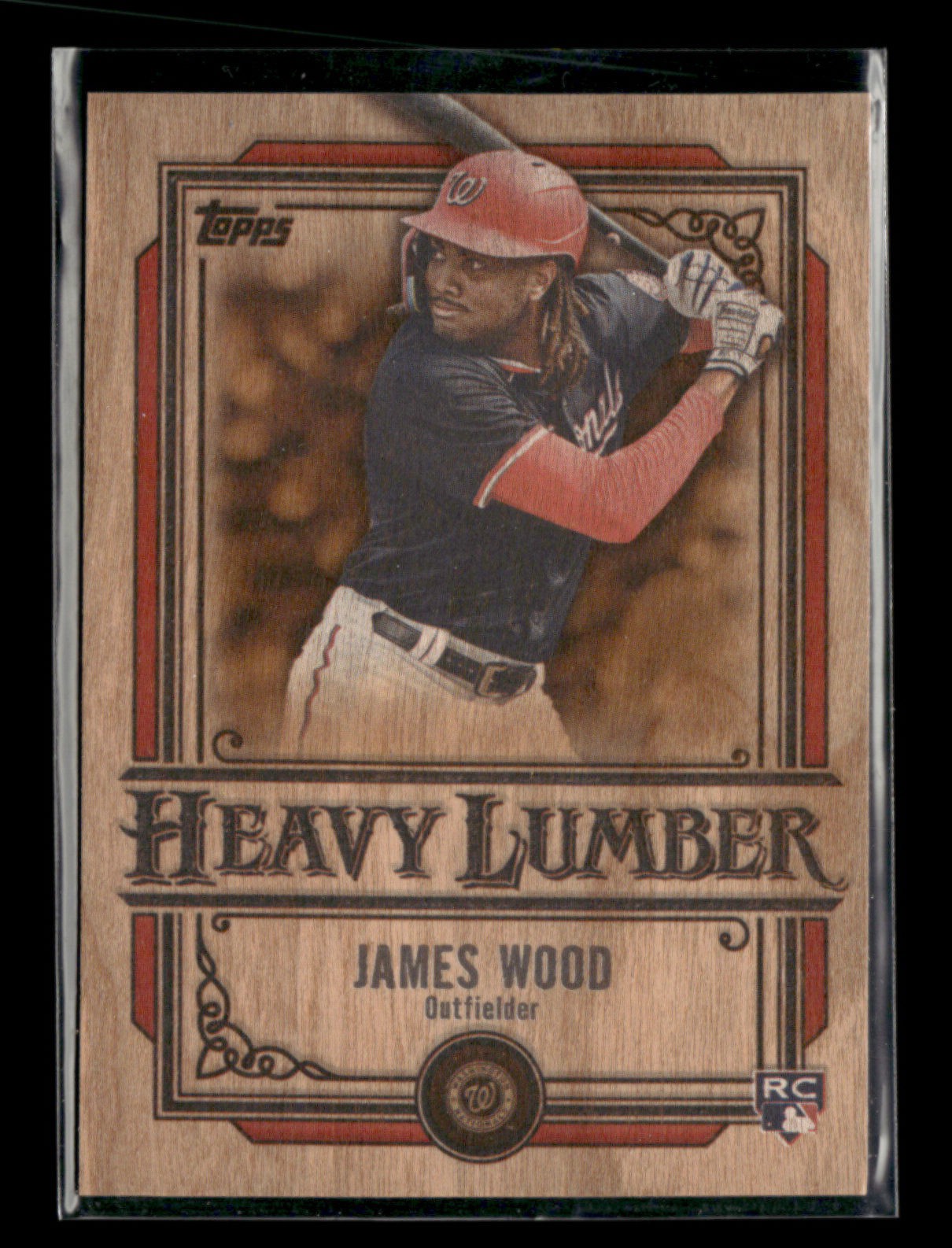 James Wood 2025 Topps Series 1 Baseball Heavy Lumber SSP [supB14