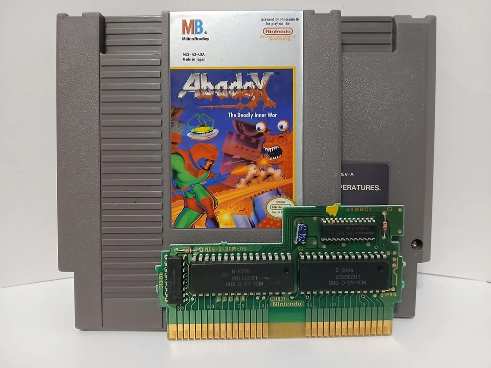 Abadox (Nintendo Entertainment System NES, 1990) ¡Auténtico! Probado y funciona Foto 2 de 4