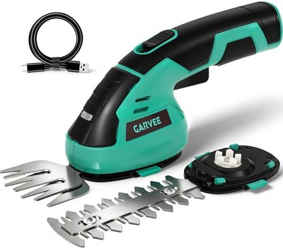 Cordless Hedge Trimmer - Grass Shears/Grass Cutter 2 in 1 Handheld 7.2V Bush ...
