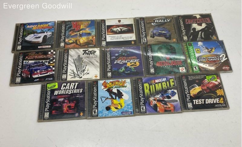 Lot of 14 Sony Playstation PS1 video games untested