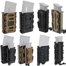Tactical Molle Magazine Pouch for 5.56 7.62 9mm Rifle Pistol Mag Holder Carrier