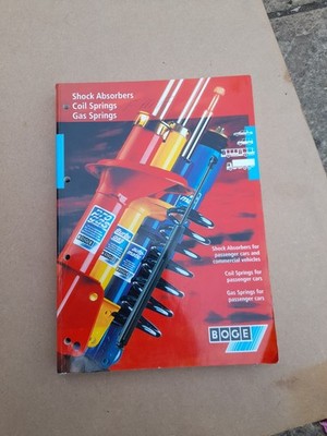 BOGE KATALOG STOSSDÄMPFER SPIRAL- UND GASFEDERN. QUER REF ABSCHNITT 95 SEITEN