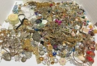 13 Lbs VTG Costume Jewelry All Damage Some May Be Signed. CRAFTERS LOT