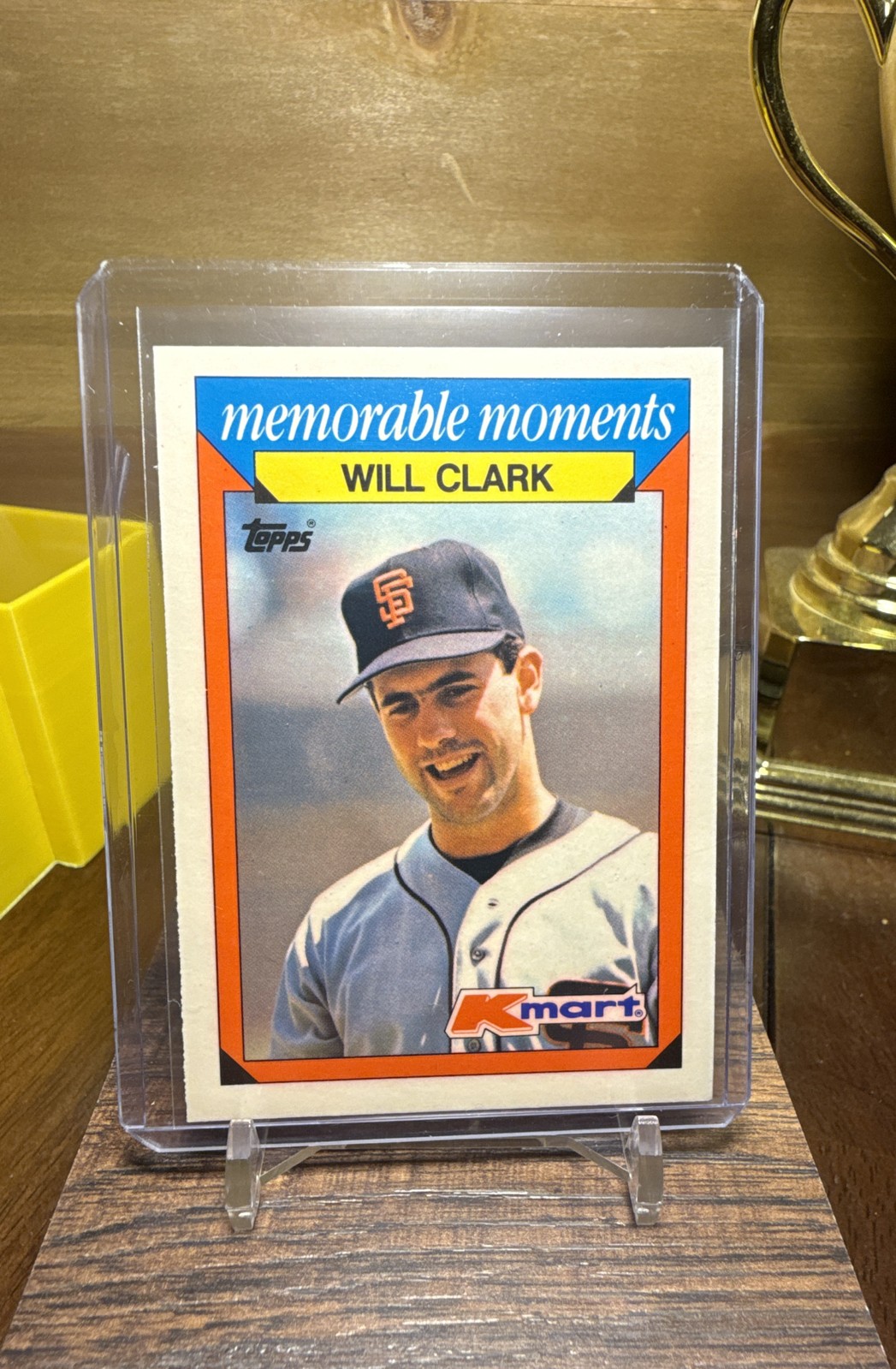 1988 Topps Kmart Memorable Moments - Will Clark #6