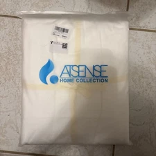 NEW cotton Duvet Cover + 2 Pillowcases, White Color, Queen Size 90x90