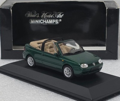 VW Volkswagen Golf MK4 Cabriolet 1999 British Green 1:43