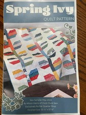 Quilt Pattern, Spring Ivy, w/ Spring Ivy 26 piece Strip pack