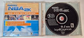 NHL 2K Sega Sports Sega Dreamcast CIB TESTED WORKING Brendan Shanahan Cover