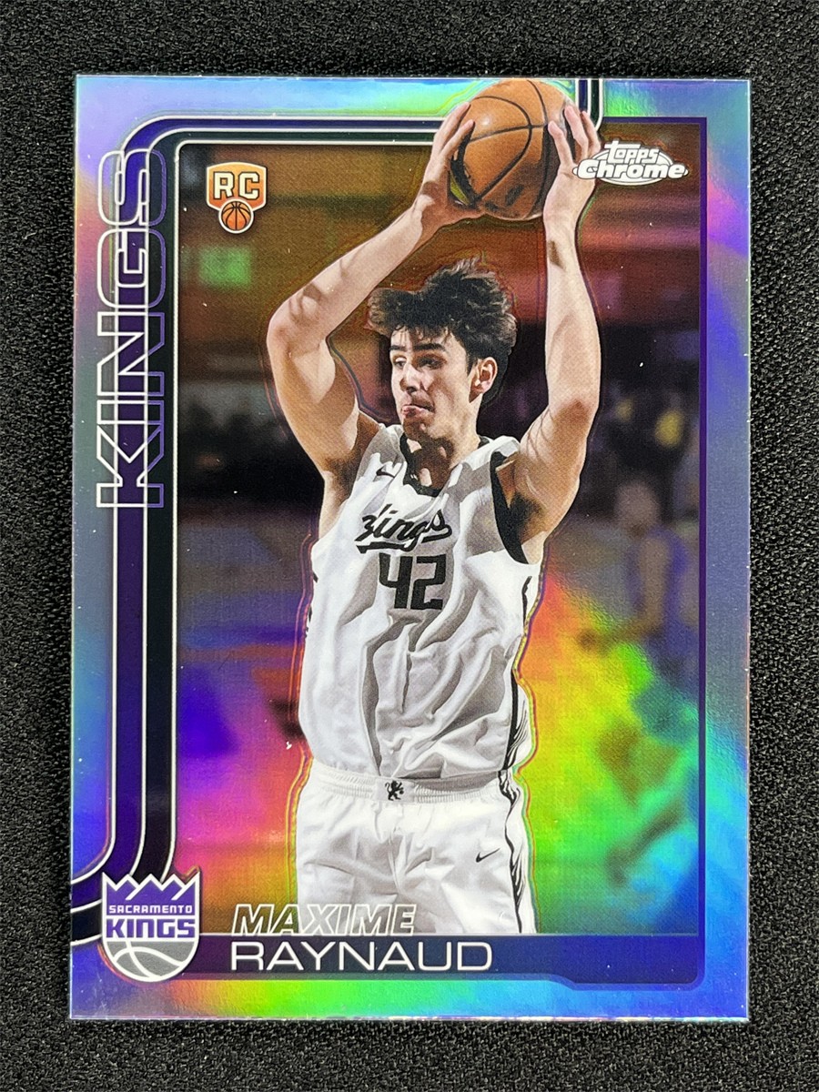 2025-26 Topps Chrome Maxime Raynaud #293 Silver Refractor RC Rookie Thunder